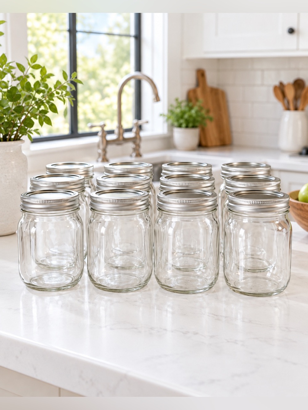 Mainstays Canning Jars, 1 Pint